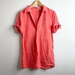 Soft Surroundings Tunic Top Coral Pink Size Medium